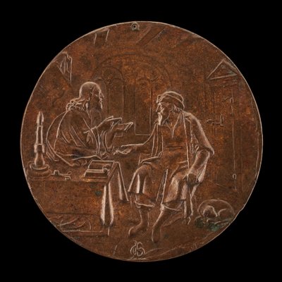 Kristus ja Nikodemus, n. 1550. tekijältä Master P.G.