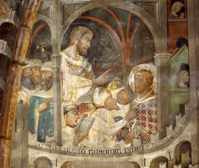 Pilatuksen tuomio tekijältä Master Trecentesco of Sacro Speco School