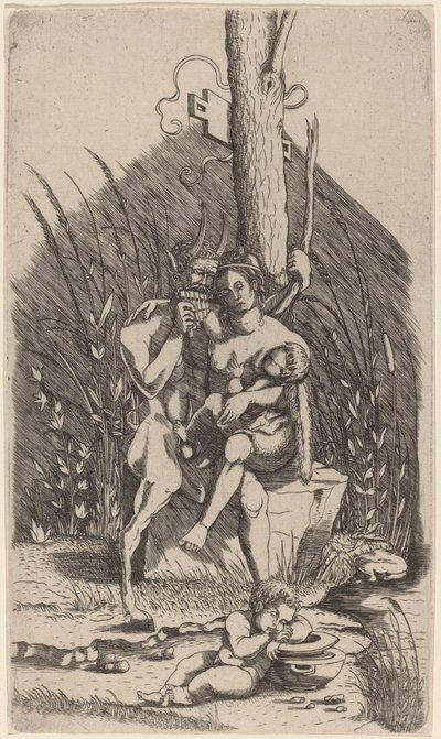 Satyrin perhe tekijältä Master of 1515