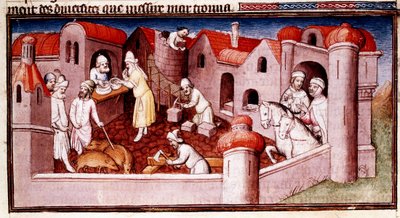 Kohtaus Marco Polon Ihmeiden kirjasta..., 1400-luvun alku tekijältä Master of Boucicaut