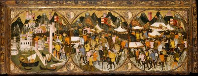 Kaarle Durazzolainen Napolin valloitus 1381-82. tekijältä Master of Charles of Durazzo