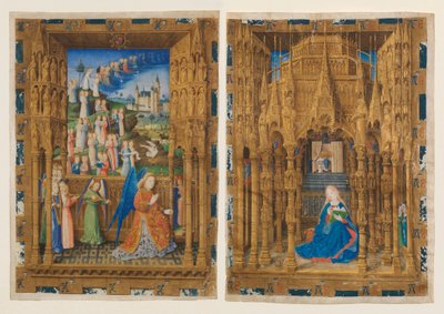 Marian ilmestys Kaarle Ranskan tunnit -kirjasta tekijältä Master of Charles of France