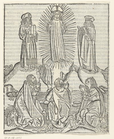 Kristuksen kirkastus tekijältä Master of Delft (attributed to)