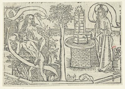 Karkotus paratiisista tekijältä Master of Delft (attributed to)