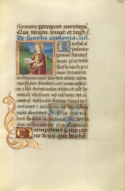 Pyhä Apollonia tekijältä Master of Jacques de Besançon