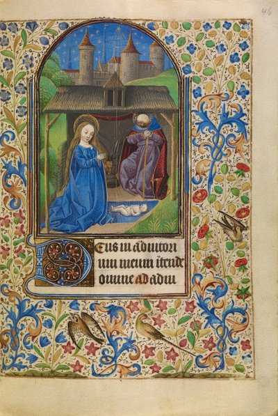 Syntymäjumalanpalvelus tekijältä Master of Jacques of Luxembourg