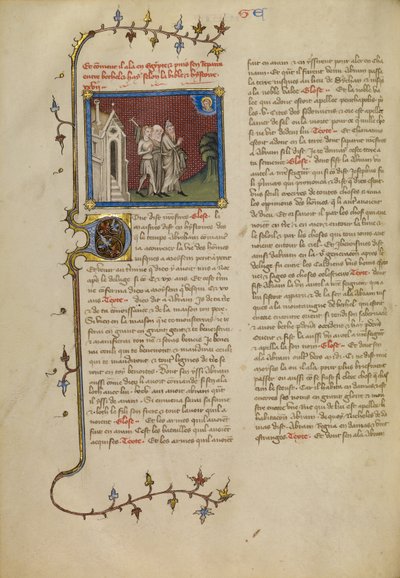 Abraham, Saara ja Loot tekijältä Master of Jean de Mandeville