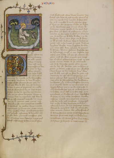 Pyhä Johannes Patmoksella tekijältä Master of Jean de Mandeville