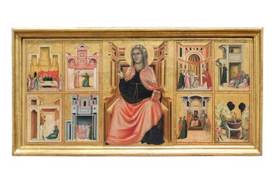 Pyhä Cecilia ja tarinat hänen elämästään tekijältä Master of Saint Cecilia