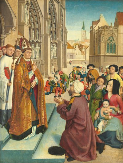 Jaksot piispapyhien elämästä tekijältä Master of Saint Giles and Assistant