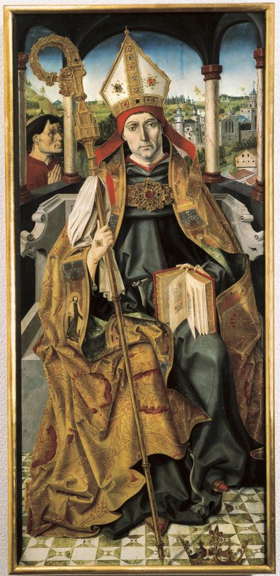 Pyhän Louis of Toulouse muotokuva tekijältä Master of San Ildefonso