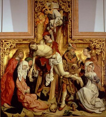 Laskeutuminen ristiltä (öljy paneelissa) tekijältä Master of St. Bartholemew