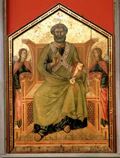 Pyhä Pietari tekijältä Master of St. Cecilia