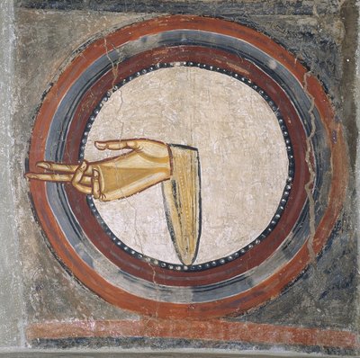 Jumalan käsi Sant Climent de Taüllilta tekijältä Master of Tahull