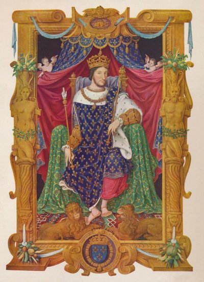 "Francois I nuorena miehenä", c1566, 1939 tekijältä Master of The Hours of Henri