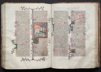 Gothan messali: Fol. 114r, Teksti, c. 1375. tekijältä Master of the Boqueteaux