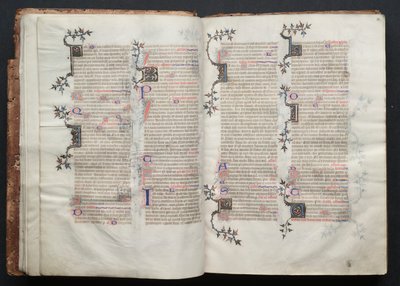 Gothan messali: Fol. 13r, Teksti , c. 1375. tekijältä Master of the Boqueteaux
