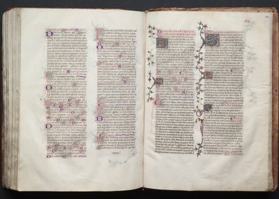 Gothan messali: Fol. 144r, Teksti, c. 1375. tekijältä Master of the Boqueteaux