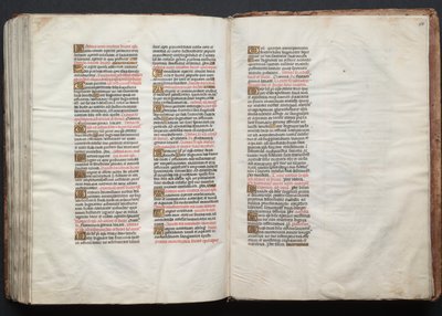 Gothan messali: Fol. 158r, Teksti, c. 1375. tekijältä Master of the Boqueteaux