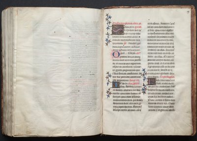 Gothan messali: Fol. 159r, Teksti, c. 1375. tekijältä Master of the Boqueteaux
