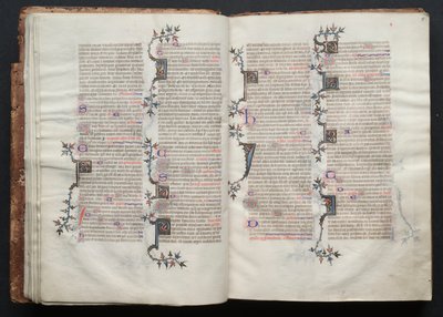 Gothan messali: Fol. 15r, Teksti , c. 1375. tekijältä Master of the Boqueteaux