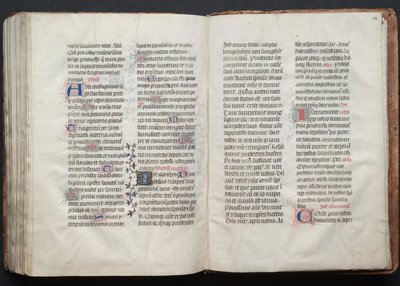 Gothan messali: Fol. 162r, Teksti, c. 1375. tekijältä Master of the Boqueteaux