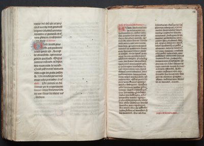 Gothan messali: Fol. 163r, teksti, c. 1375. tekijältä Master of the Boqueteaux