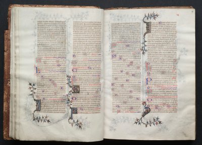 Gothan messali: Fol. 17r, Teksti, c. 1375. tekijältä Master of the Boqueteaux