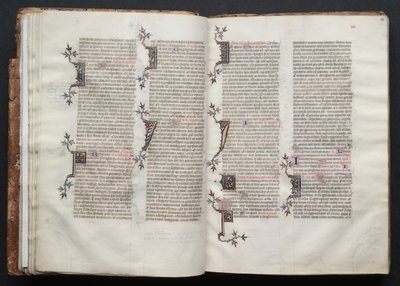 Gothan messali: Fol. 23r, Teksti, c. 1375. tekijältä Master of the Boqueteaux