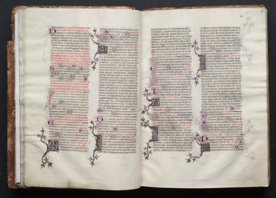 Gothan messali: Fol. 25r, Teksti, c. 1375. tekijältä Master of the Boqueteaux