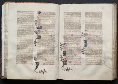 Gothan messali: Fol. 40r, Teksti, c. 1375. tekijältä Master of the Boqueteaux