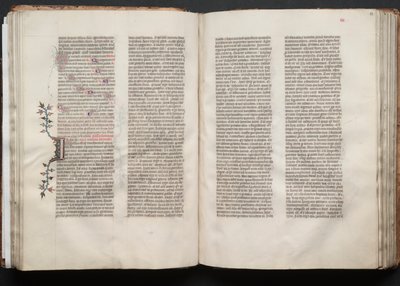 Gothan messali: Fol. 52r, Teksti, c. 1375. tekijältä Master of the Boqueteaux