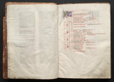 Gothan messali: Fol. 5r, Teksti , c. 1375. tekijältä Master of the Boqueteaux