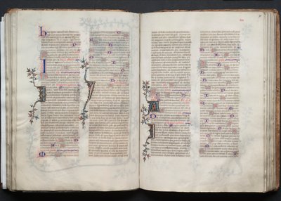 Gothan messali: Fol. 70r, Teksti, c. 1375. tekijältä Master of the Boqueteaux