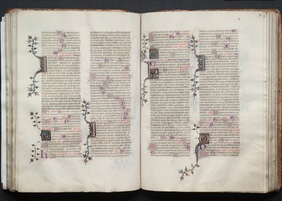 Gothan messali: Fol. 72r, Teksti, c. 1375. tekijältä Master of the Boqueteaux