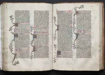 Gothan messali: Fol. 86r, Teksti, c. 1375. tekijältä Master of the Boqueteaux