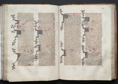 Gothan messali: Fol. 90r, Teksti, c. 1375. tekijältä Master of the Boqueteaux