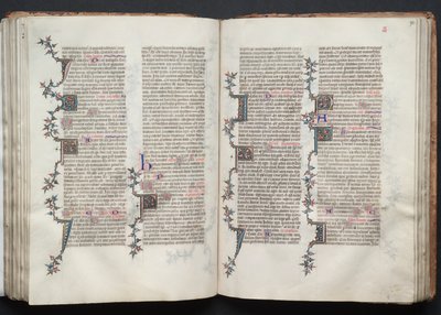 Gothan messali: Fol. 92r, Teksti, c. 1375. tekijältä Master of the Boqueteaux