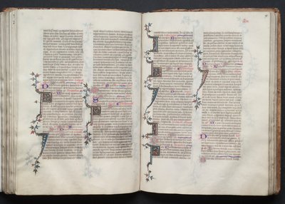 Gothan messali: Fol. 98r, Teksti, c. 1375. tekijältä Master of the Boqueteaux