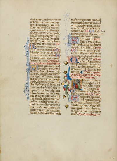 Alkukirjain R: Pyhä Pietari tekijältä Master of the Brussels Initials