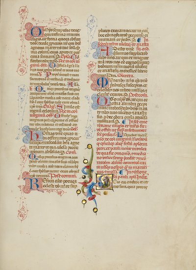 Alkukirjain S: Saint Paul tekijältä Master of the Brussels Initials