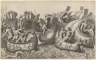 Rooman loiston peili: Meritaistelu, 1500-luku, 1500-luku. tekijältä Master of the Die