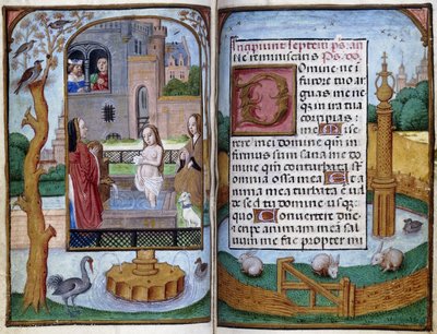 Batseba, noin 1490 tekijältä Master of the Dresden Prayer Book