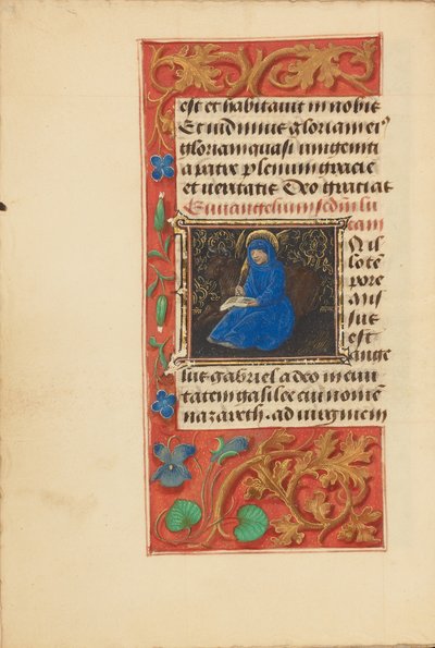 Alkuosa I: Pyhä Luukas tekijältä Master of the Dresden Prayer Book
