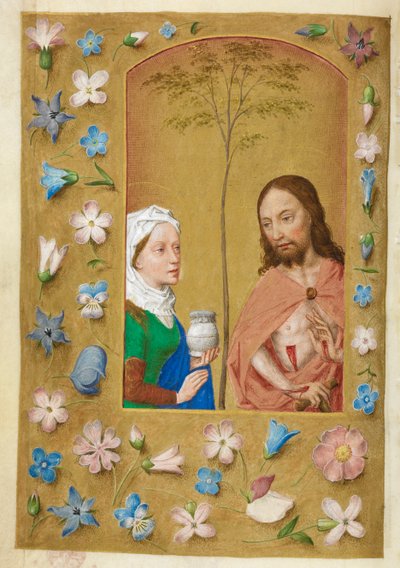 Surujen mies ja Maria Magdaleena. tekijältä Master of the Dresden Prayer Books