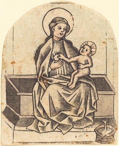 Madonna ja lapsi tekijältä Master of the Dutuit Mount of Olives