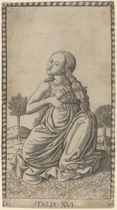 Talia (Thalia) tekijältä Master of the E Series Tarocchi