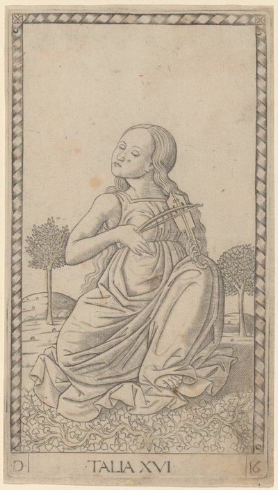 Talia (Thalia) tekijältä Master of the E Series Tarocchi