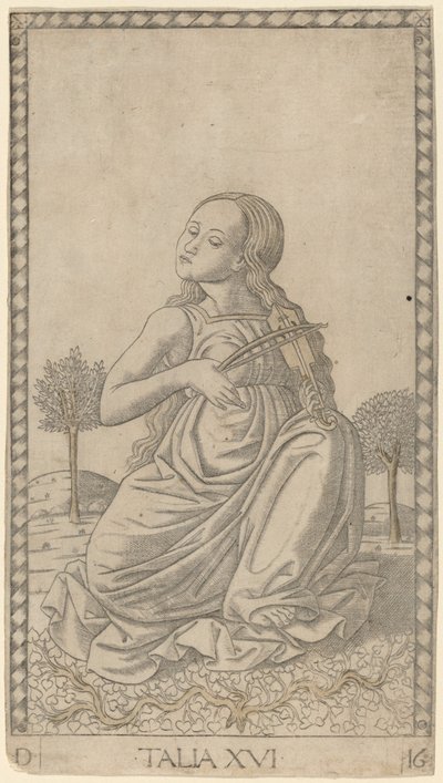 Talia (Thalia) tekijältä Master of the E Series Tarocchi