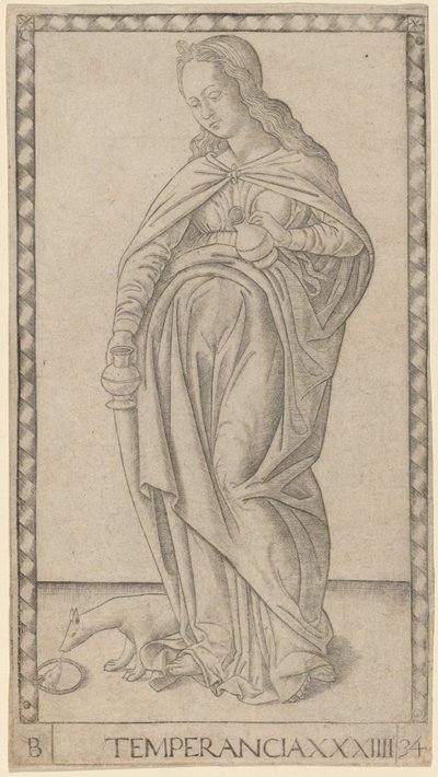 Temperancia (Temperance) tekijältä Master of the E Series Tarocchi